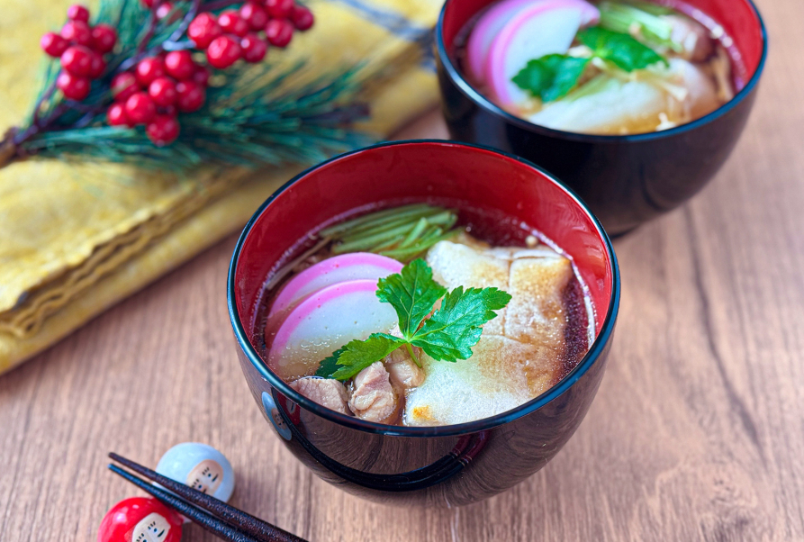 シンプルだけど美味しい【うまだしのお雑煮】