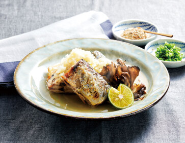 焼き秋刀魚のおろしうまだし