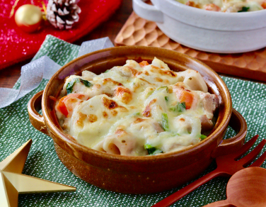 【うまだし×クリスマスレシピ③】うまだしで味が決まる♪冬野菜グラタン