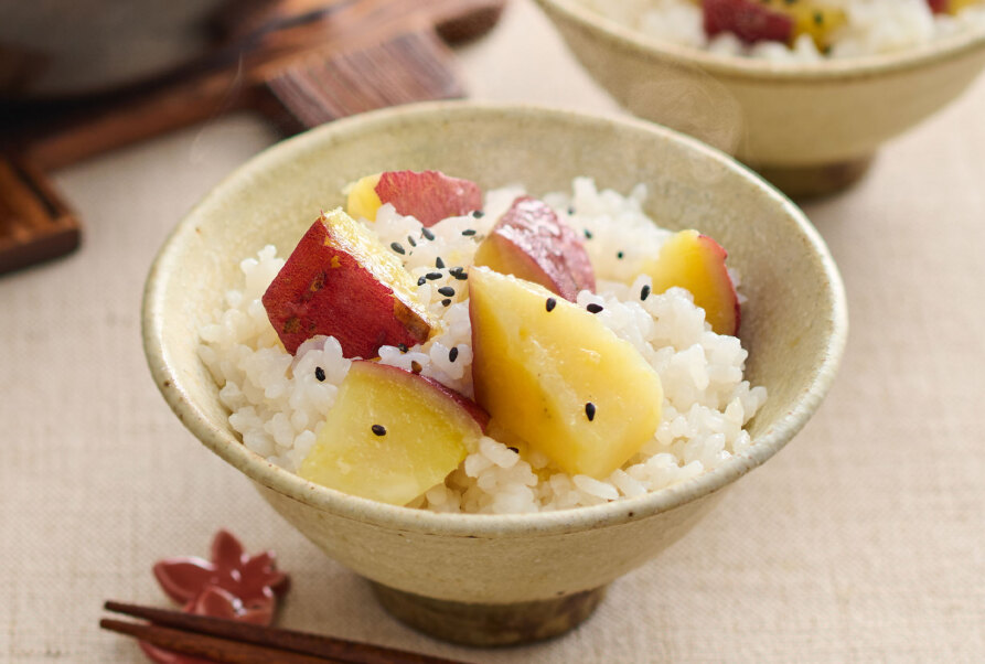サツマイモの炊き込みご飯