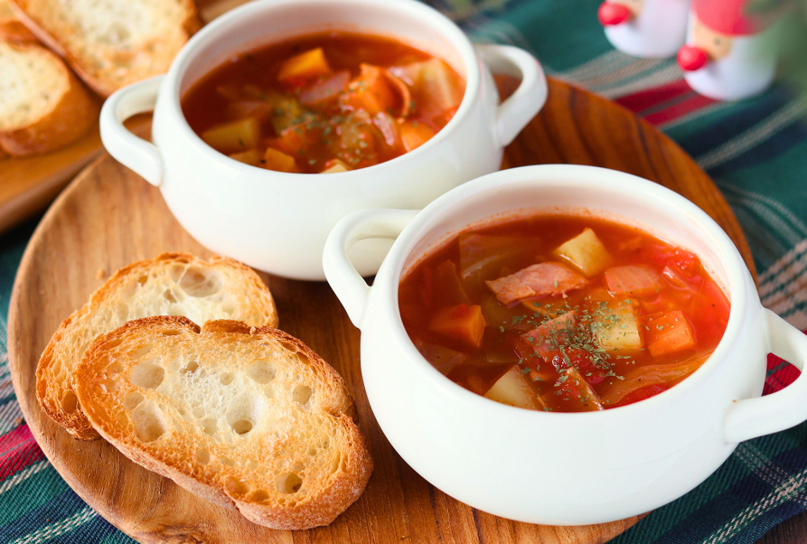 【うまだし×クリスマスレシピ④】うまだしミネストローネ