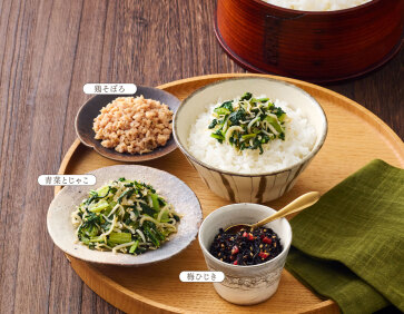 「うまだし」で簡単 ご飯のおとも3品